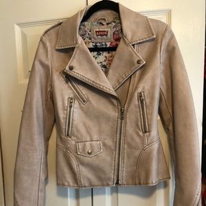 Levi’s Dusty Rose Asymmetrical Jacket